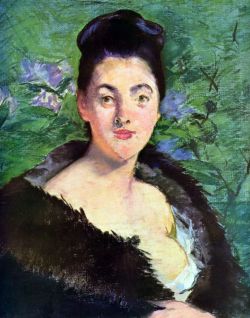 Manet, Dame Dans Une Fourrure reproduction peinte à la main