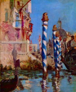 Manet, Grand Canal De Venise reproduction peinte à la main