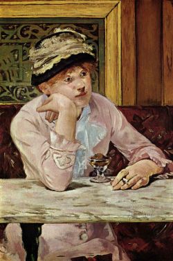 Manet, La Prune reproduction peinte à la main