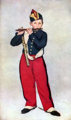 Manet, Le Joueur De Fifre reproduction peinte à la main