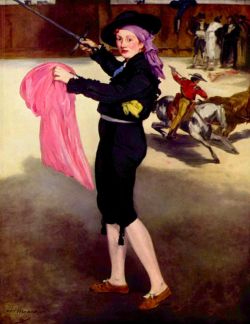 Manet, Madame Victorine Dans Son Costume De Matador reproduction peinte à la main