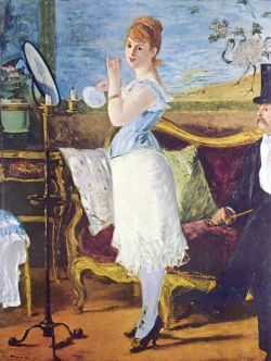 Manet, Nana reproduction peinte à la main