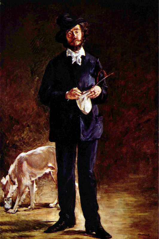 Manet, Portrait De Gilbert-marcellin Desboutin où l' Artiste