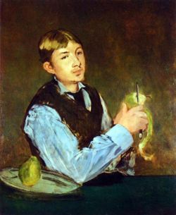 Manet, Portrait De Leon Leenhoff reproduction peinte à la main