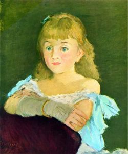 Manet, Portrait De Lina Campineanu reproduction peinte à la main