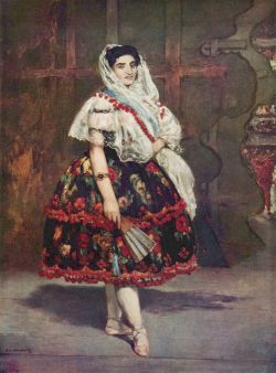 Manet, Portrait De Lola De Valence reproduction peinte à la main