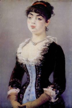 Manet, Portrait De Madame Michel-levy reproduction peinte à la main