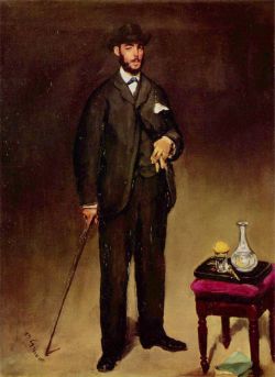 Manet, Portrait De Theodore Duret reproduction peinte à la main