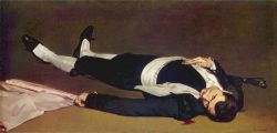 Manet, Torero Mort reproduction peinte à la main