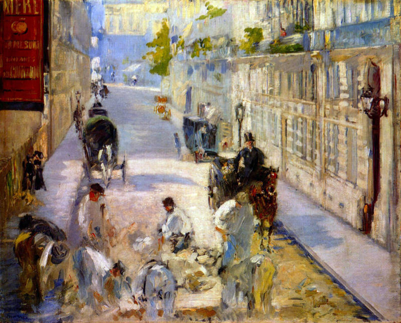 Manet, Travailleurs De Rue - Rue De Berne