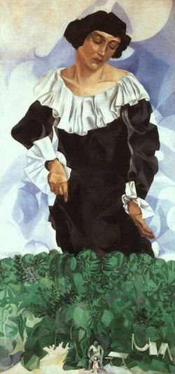 Peinture sur toile de Marc Chagall Bella With White Collar reproduction peinte à la main