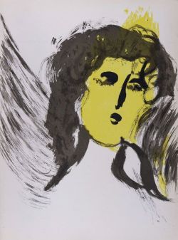 Peinture sur toile de Marc Chagall La Bible - Angel 1956 reproduction peinte à la main