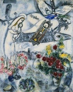 Peinture sur toile de Marc Chagall La Splendida Nativita reproduction peinte à la main