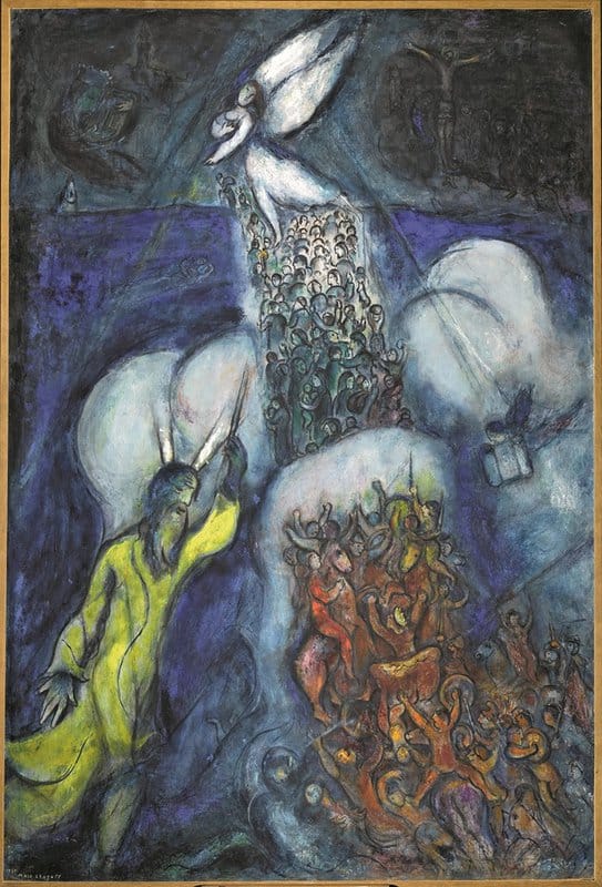 Marc Chagall La Travers E De La Mer Rouge 1955