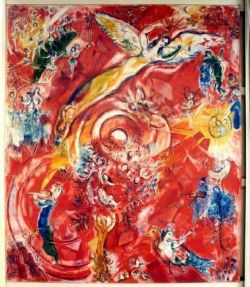 Peinture sur toile de Marc Chagall Le Triomphe De La Musique reproduction peinte à la main