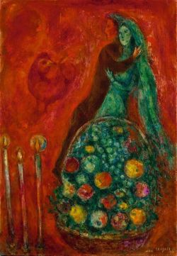 Peinture sur toile de Marc Chagall Les Fruits Enchant S 1945 reproduction peinte à la main