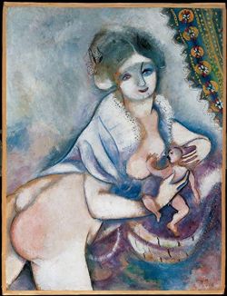Peinture sur toile de Marc Chagall Maternity 1914 reproduction peinte à la main