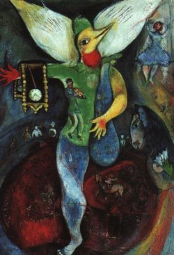 Peinture sur toile de Marc Chagall The Jungler reproduction peinte à la main