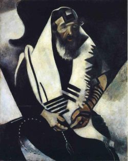 Peinture sur toile de Marc Chagall The Praying Jew reproduction peinte à la main