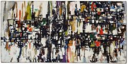 Maria Helena Vieira da Silva, Coucher de soleil, 1954 reproduction peinte à la main