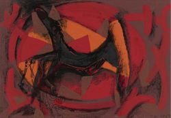 Marino Marini Cavallo 1953 reproduction peinte à la main