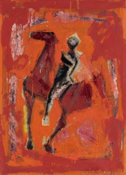 Marino Marini Cavallo E Cavaliere 1955 reproduction peinte à la main