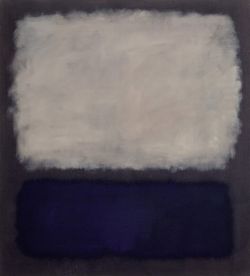 Peinture sur toile de Mark Rothko Blue And Gray 1962 reproduction peinte à la main