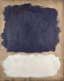 Peinture sur toile de Mark Rothko Gray White Purple 1960 reproduction peinte à la main