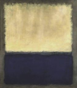Peinture sur toile de Mark Rothko Light Earth And Blue 1954 reproduction peinte à la main