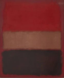 Peinture sur toile de Mark Rothko No. 46 Black Ochre Red Over Red 1957 reproduction peinte à la main