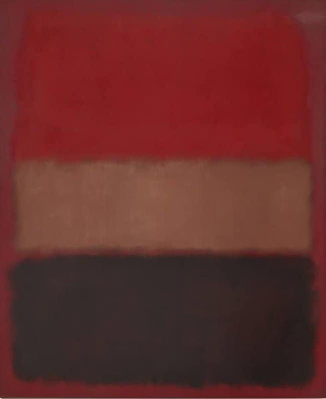 Mark Rothko No. 46 Black Ochre Red Over Red 1957