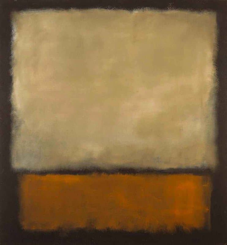 Mark Rothko Nr. 7 Dark Brown Grey Orange 1963