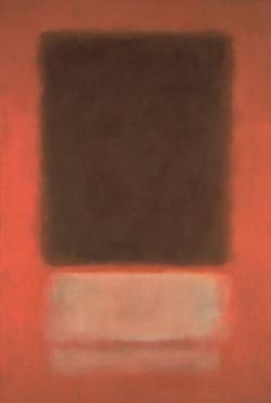 Peinture sur toile de Mark Rothko Old Gold Over White 1956 reproduction peinte à la main