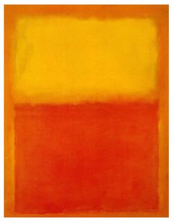 Peinture sur toile de Mark Rothko Orange And Yellow 1956 reproduction peinte à la main