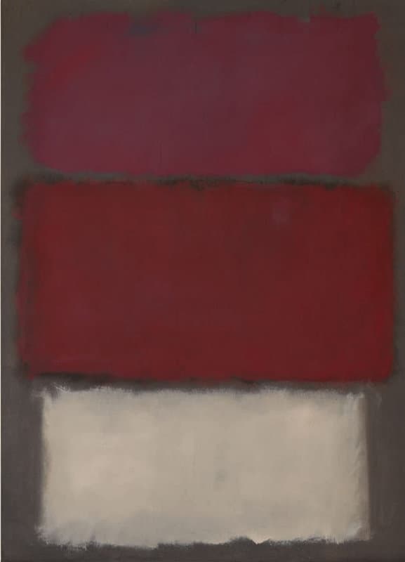 Mark Rothko S Untitled 1960 - Violet Red And White
