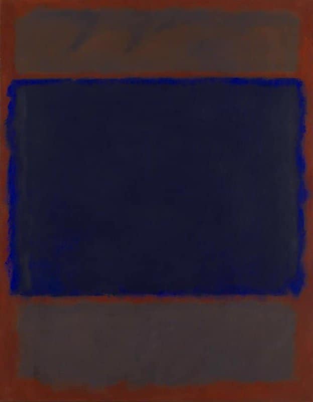 Mark Rothko Untitled - Umber Blue Umber Brown - 1962