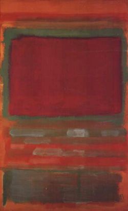 Peinture sur toile de Mark Rothko Untitled 15 reproduction peinte à la main