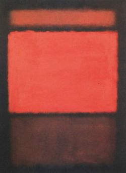 Peinture sur toile de Mark Rothko Untitled 1963 reproduction peinte à la main