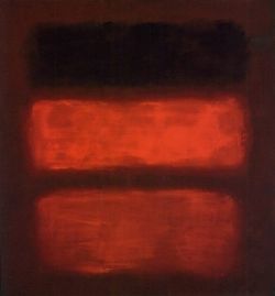 Peinture sur toile de Mark Rothko Untitled 1965 reproduction peinte à la main