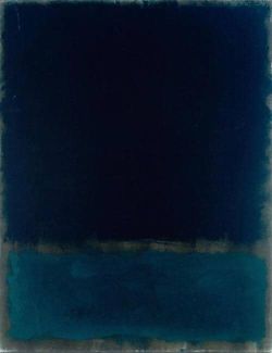 Peinture sur toile de Mark Rothko Untitled Navy And Black 1969 reproduction peinte à la main