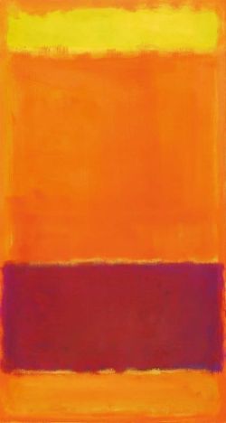 Peinture sur toile de Mark Rothko Untitled No. 73 1952 reproduction peinte à la main
