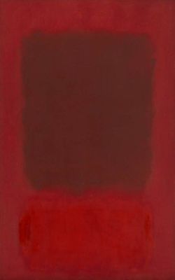 Peinture sur toile de Mark Rothko Untitled Red And Brown 1957 reproduction peinte à la main