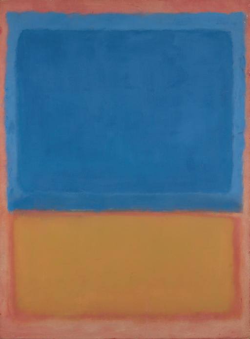 Mark Rothko Untitled Red Blue Orange 1955