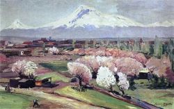 Martiros Sarian Ararat At Spring 1945 reproduction peinte à la main