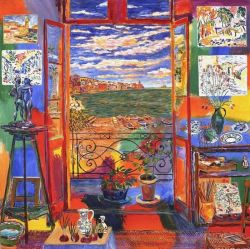 Matisse, Fenêtre Ouverte - Colioure reproduction peinte à la main