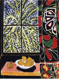 Matisse, Intérieur Avec Rideaux Egyptiens reproduction peinte à la main