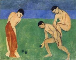 Matisse, Jeu De Boules - 1908 reproduction peinte à la main