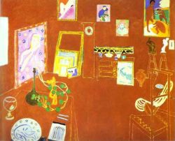 Matisse, L'atelier Rouge reproduction peinte à la main