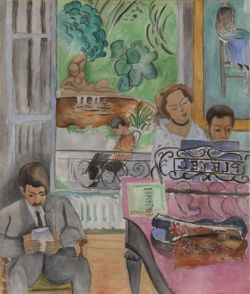 Matisse, La Leçon De Musique reproduction peinte à la main
