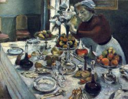Matisse, La Table Du Diner reproduction peinte à la main
